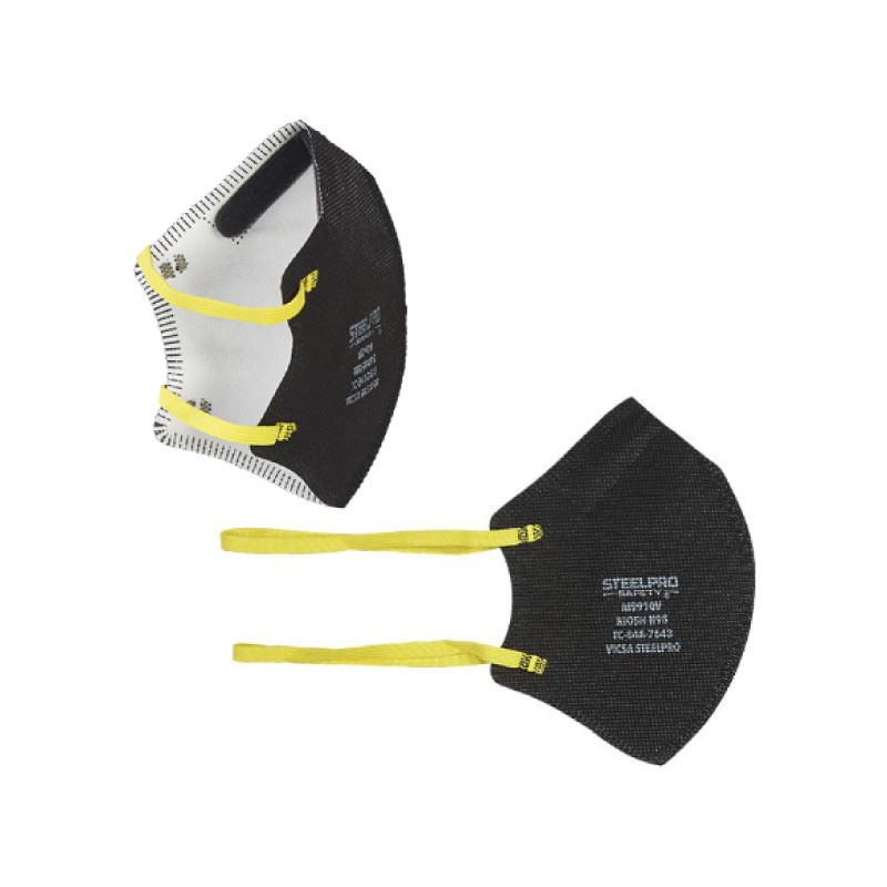 RESPIRATORIO PLEGABLE N95 NEGRO