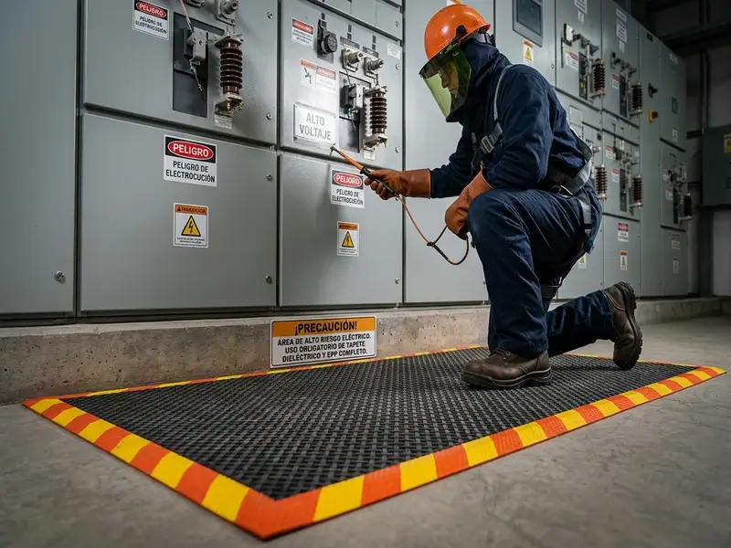 Clases de tapetes dieléctricos