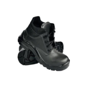 BOTA SEGURIDAD DE CUERO NEGRO - THUNDER-6928